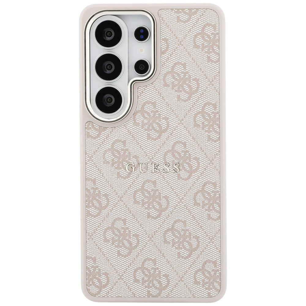 Pouzdro MagSafe pro Samsung Galaxy S26 Ultra S948, Guess, 4G Embossed Ring, Růžové