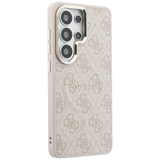 Pouzdro MagSafe pro Samsung Galaxy S26 Ultra S948, Guess, 4G Embossed Ring, Růžové