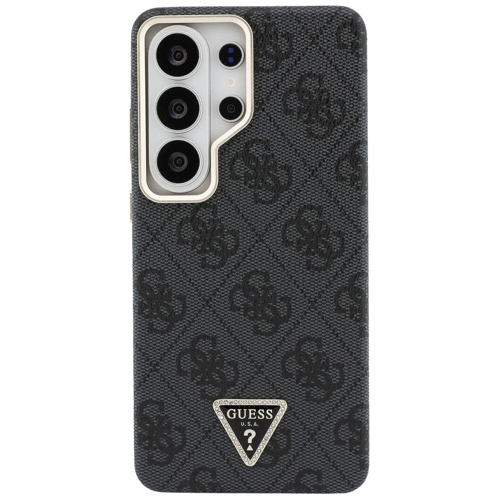 Pouzdro MagSafe pro Samsung Galaxy S26 Ultra S948, Guess, 4G Triangle Logo, Černá