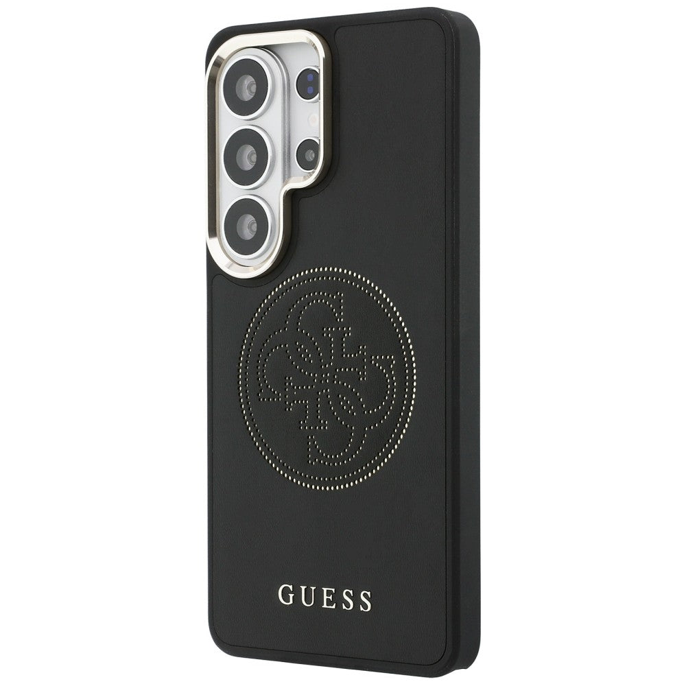 Pouzdro MagSafe pro Samsung Galaxy S26 Ultra S948, Guess, Perforated Logo, Černá
