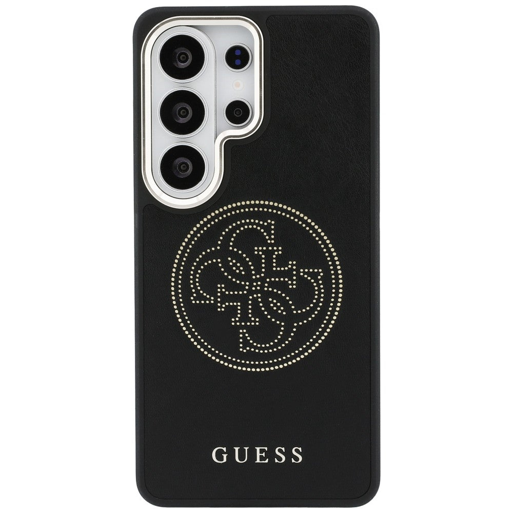 Pouzdro MagSafe pro Samsung Galaxy S26 Ultra S948, Guess, Perforated Logo, Černá