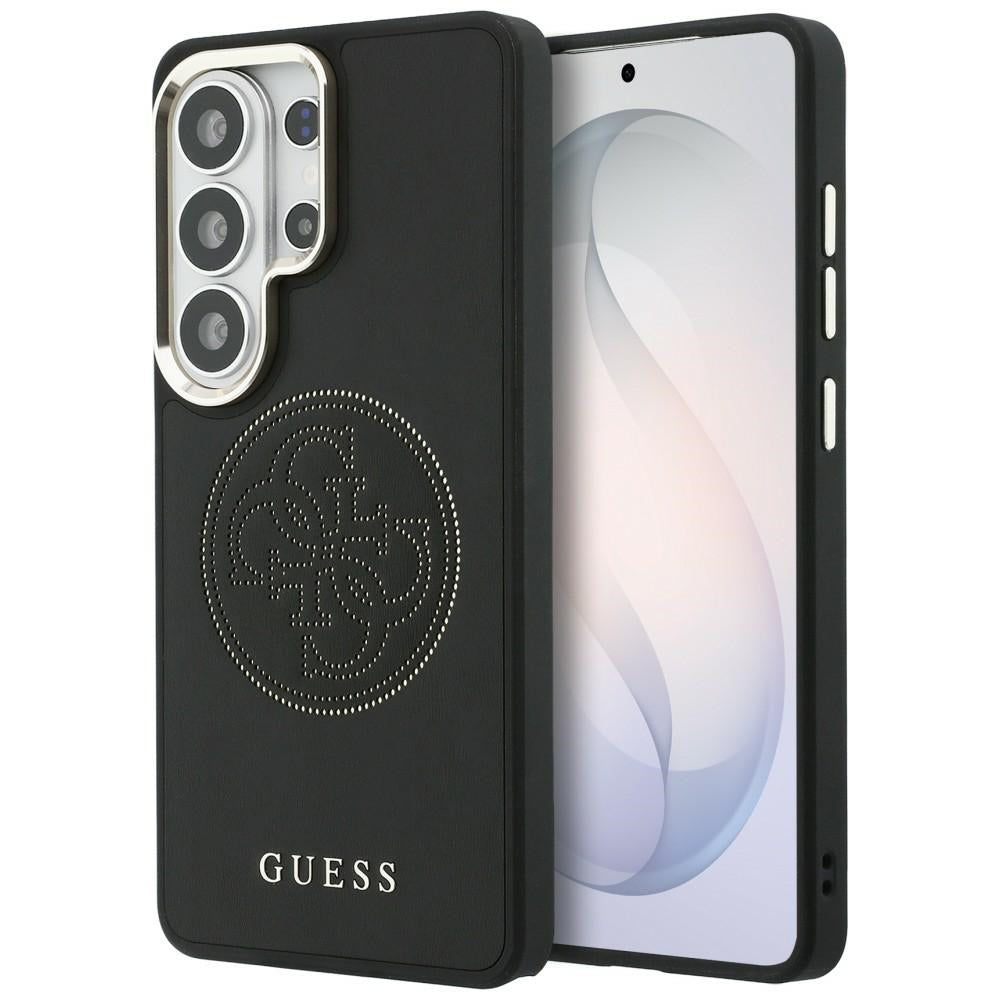 Pouzdro MagSafe pro Samsung Galaxy S26 Ultra S948, Guess, Perforated Logo, Černá