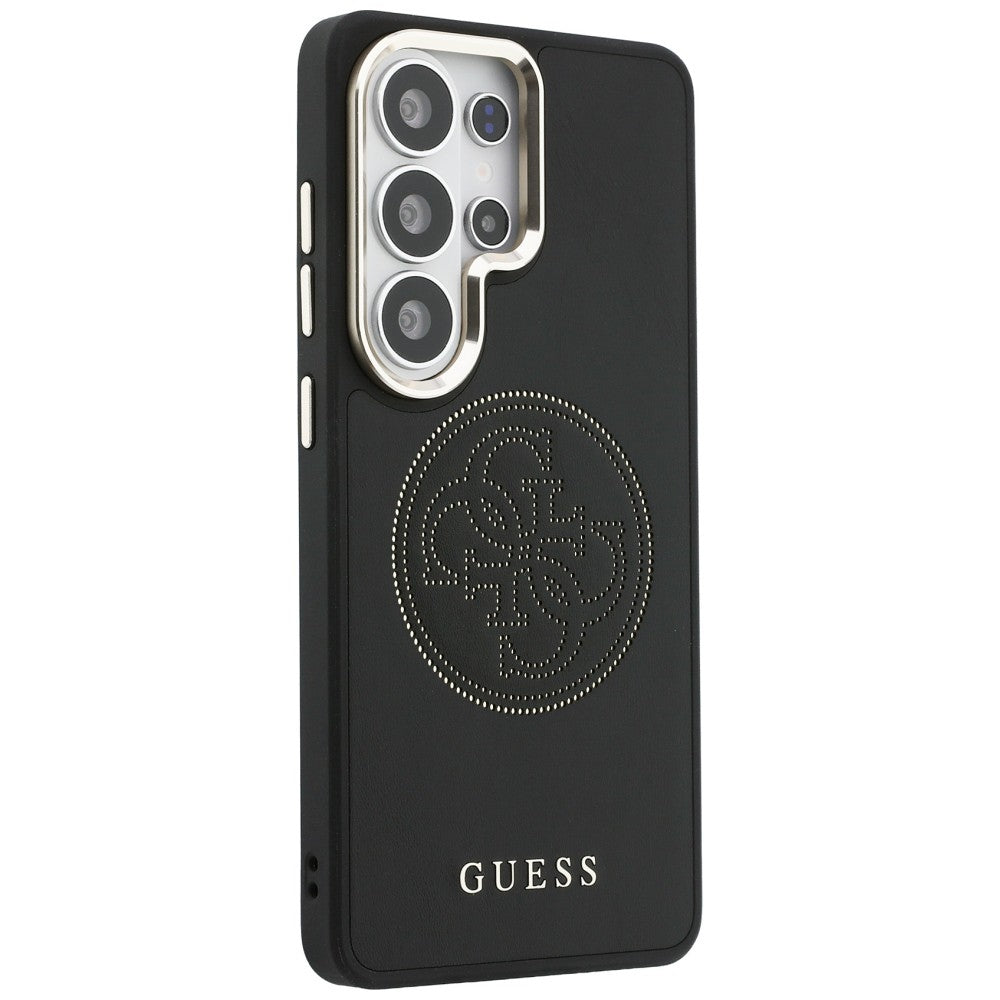 Pouzdro MagSafe pro Samsung Galaxy S26 Ultra S948, Guess, Perforated Logo, Černá