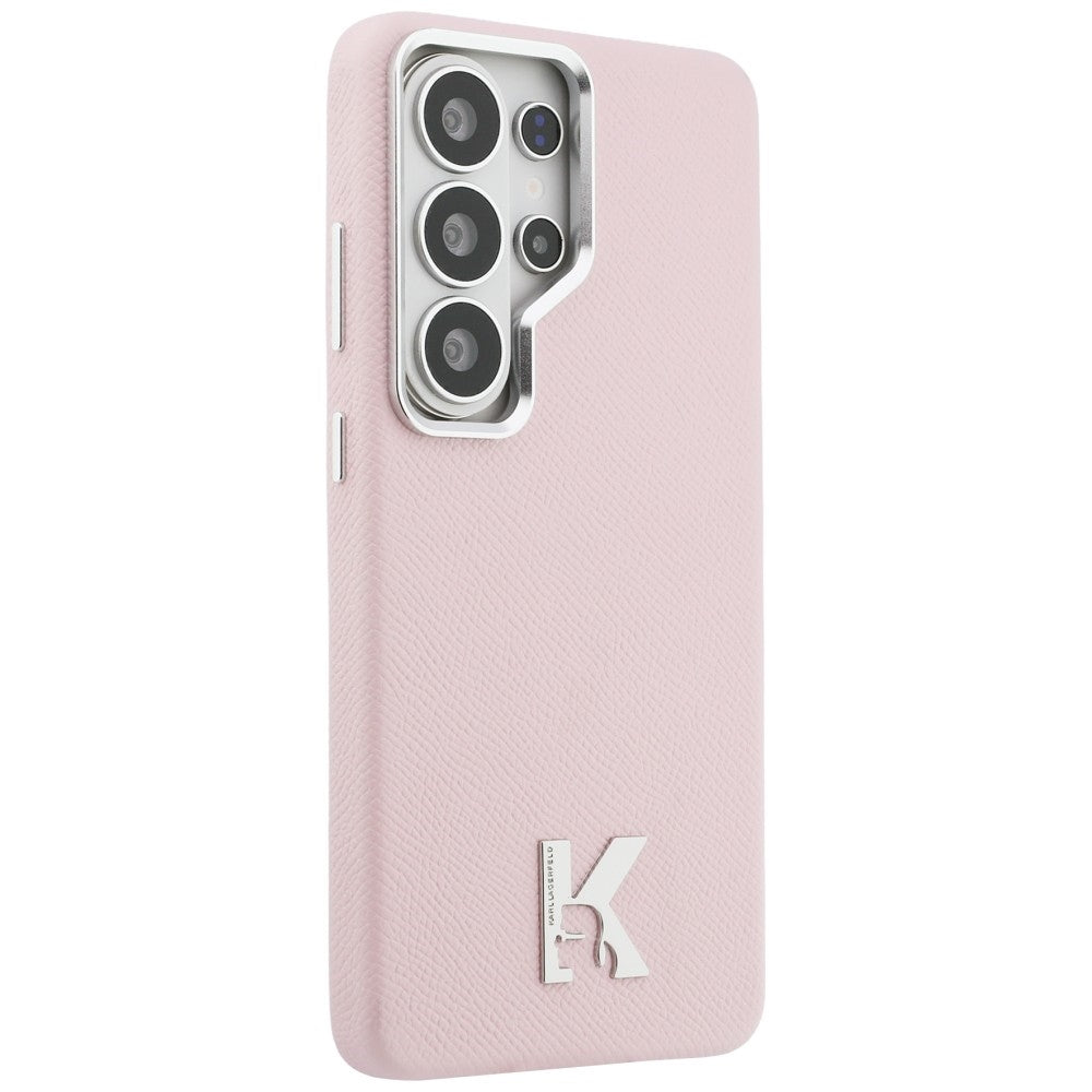 Pouzdro MagSafe pro Samsung Galaxy S26 Ultra S948, Karl Lagerfeld, Karl Head Logo, Růžové