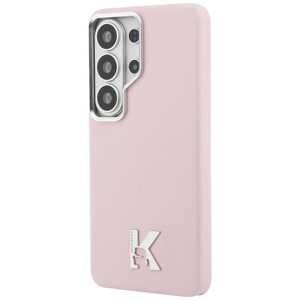Pouzdro MagSafe pro Samsung Galaxy S26 Ultra S948, Karl Lagerfeld, Karl Head Logo, Růžové