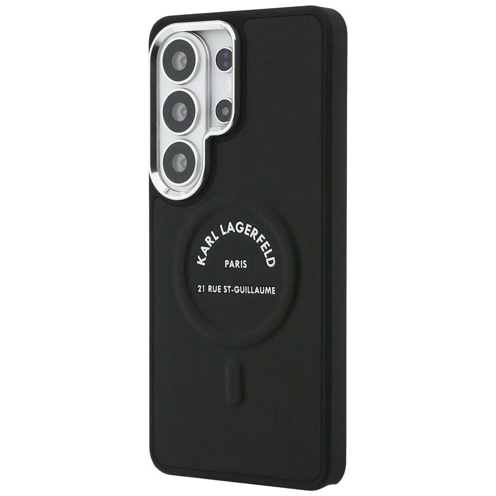 Pouzdro MagSafe pro Samsung Galaxy S26 Ultra S948, Karl Lagerfeld, Karl RSG Logo, Černá