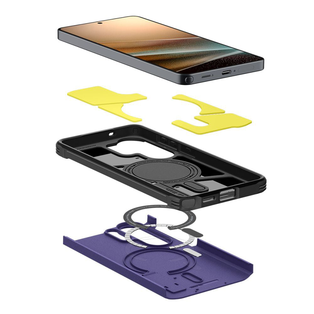 Pouzdro MagSafe pro Samsung Galaxy S26 Ultra S948, Spigen, Tough Armor, Fialové ACS11209