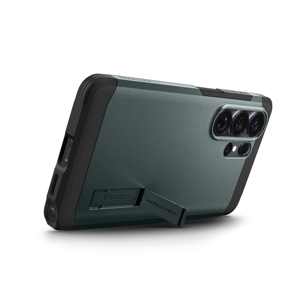 Pouzdro MagSafe pro Samsung Galaxy S26 Ultra S948, Spigen, Tough Armor, Zelená ACS10686