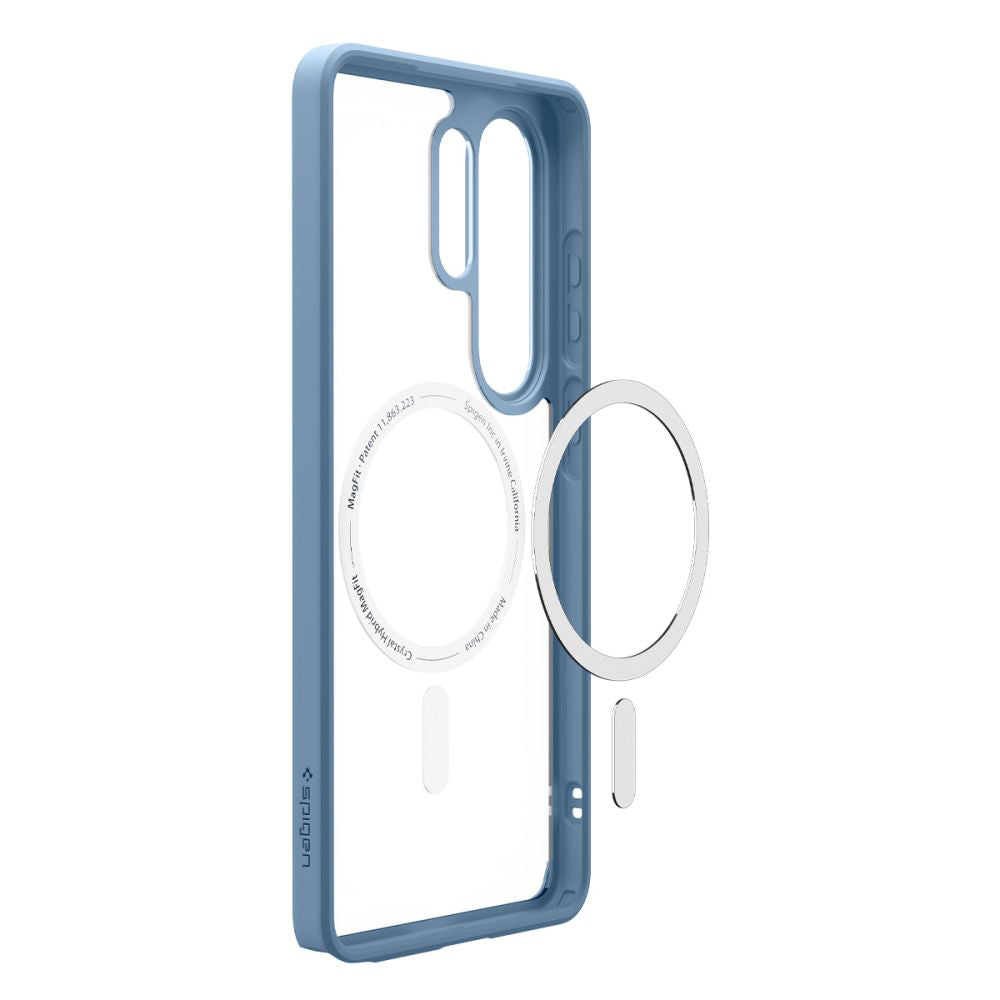 Pouzdro MagSafe pro Samsung Galaxy S26 Ultra S948, Spigen, Ultra Hybrid, Modrá ACS11207