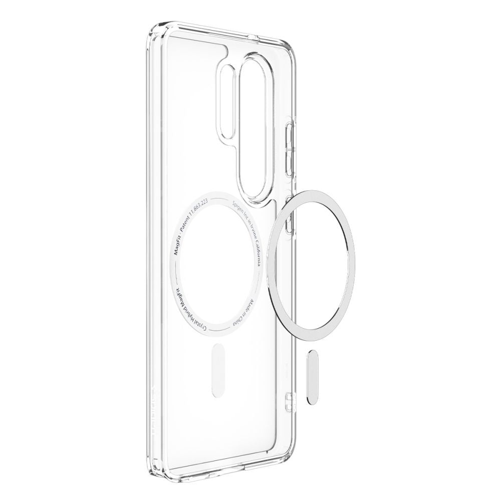 Pouzdro MagSafe pro Samsung Galaxy S26 Ultra S948, Spigen, Ultra Hybrid, Průhledné Bílé ACS10679