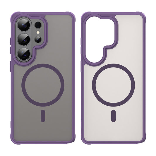 Pouzdro MagSafe pro Samsung Galaxy S26 Ultra, Techsuit, HaloFrost II, Fialová