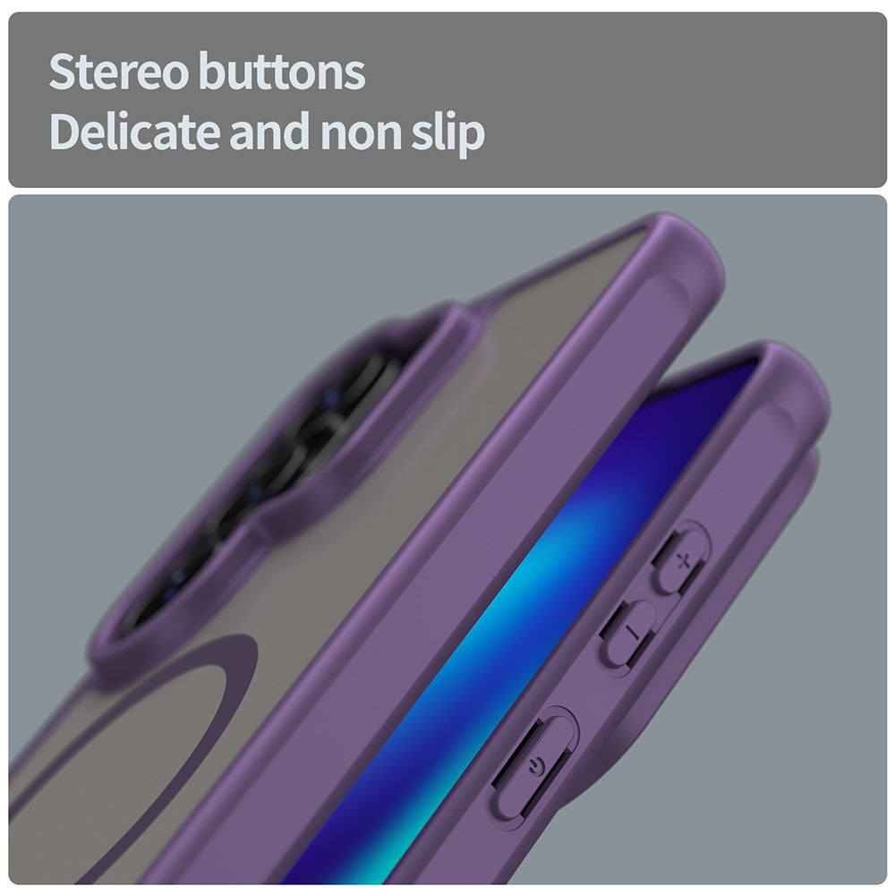 MagSafe Case for Samsung Galaxy S26 Ultra S948, Techsuit, HaloFrost II, Purple