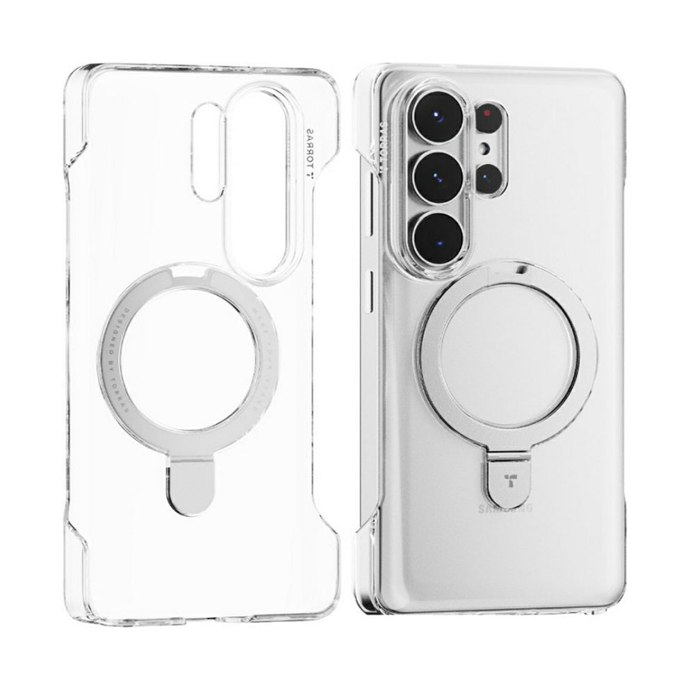 Pouzdro MagSafe pro Samsung Galaxy S26 Ultra S948, Torras, Ostand Slim, Průhledné