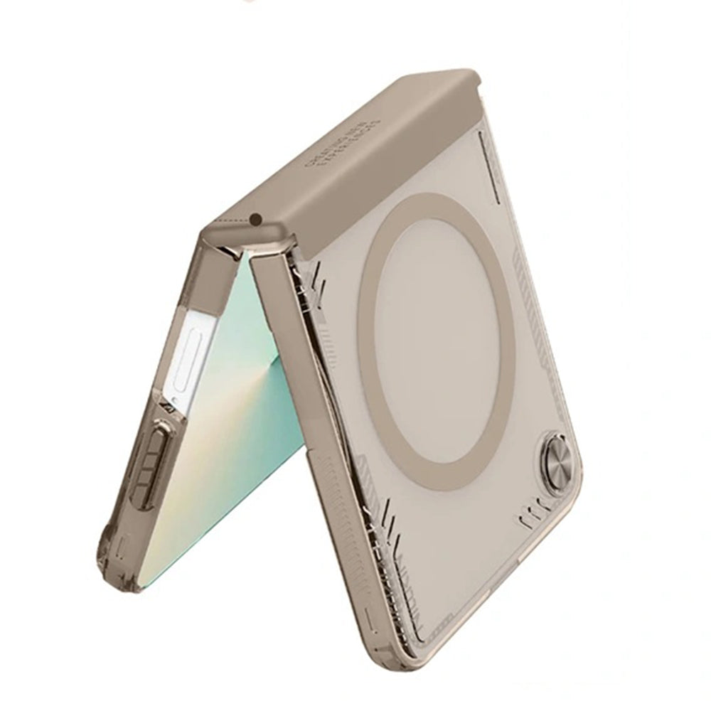 MagSafe pouzdro pro Samsung Galaxy Z Flip7 F766, Nillkin, Iceblade, Hnědá