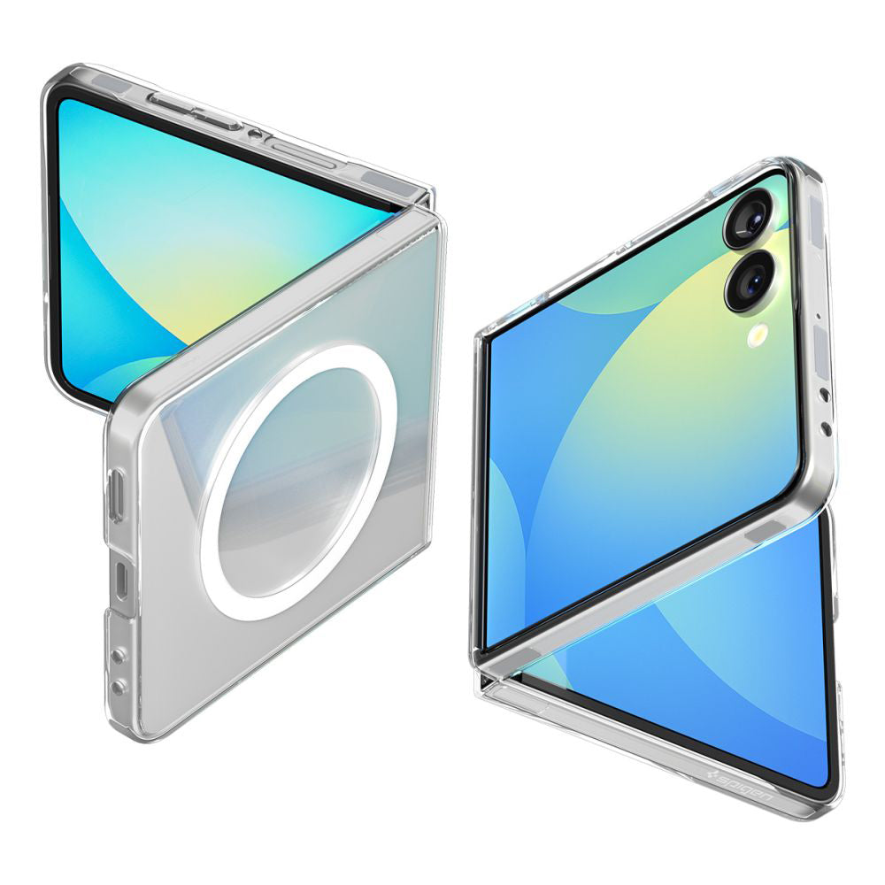 MagSafe pouzdro pro Samsung Galaxy Z Flip7 F766, Spigen, Air Skin, průhledné ACS09556