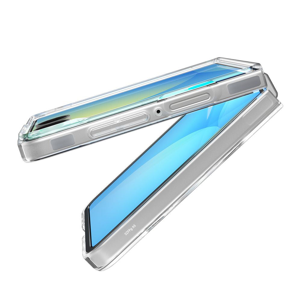 MagSafe pouzdro pro Samsung Galaxy Z Flip7 F766, Spigen, Air Skin, průhledné ACS09556
