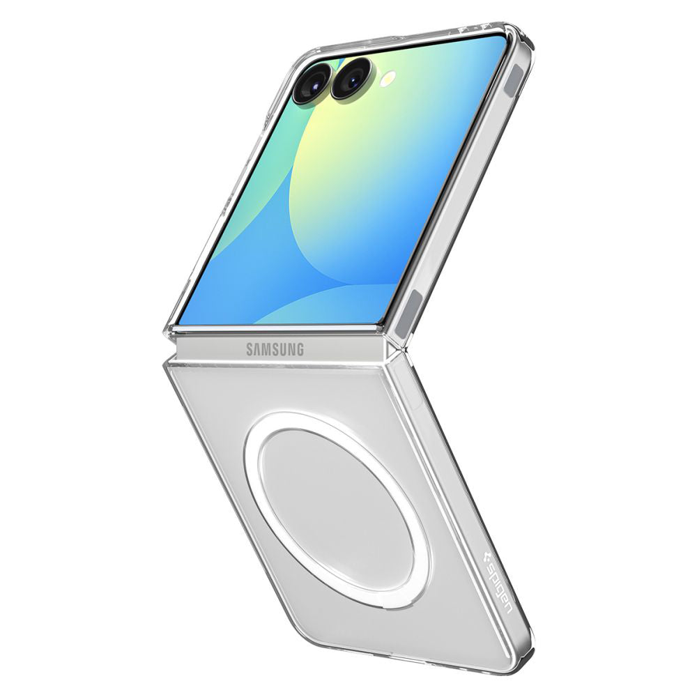 MagSafe pouzdro pro Samsung Galaxy Z Flip7 F766, Spigen, Air Skin, průhledné ACS09556