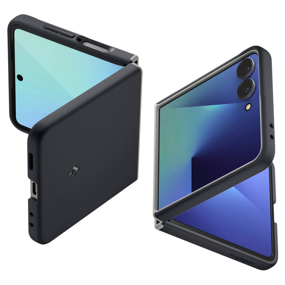Pouzdro MagSafe pro Samsung Galaxy Z Flip7 F766, Spigen, Caseology Nano Pop, Černá ACS11158