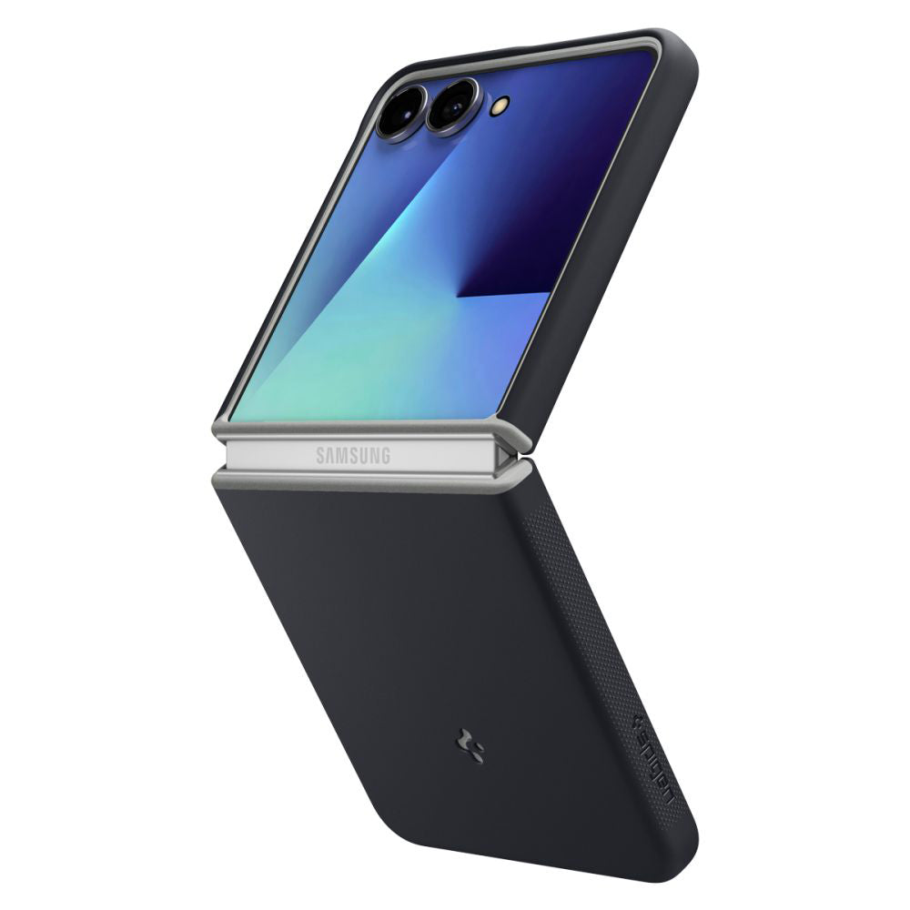 Pouzdro MagSafe pro Samsung Galaxy Z Flip7 F766, Spigen, Caseology Nano Pop, Černá ACS11158