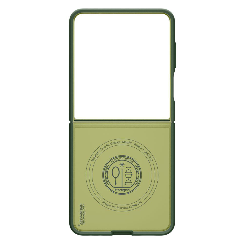 Pouzdro MagSafe pro Samsung Galaxy Z Flip7 F766, Spigen, Caseology Nano Pop, Zelená ACS11159