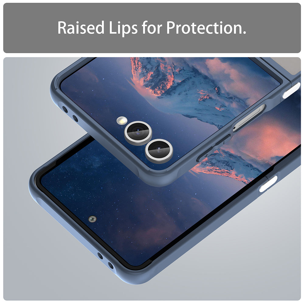 MagSafe pouzdro pro Samsung Galaxy Z Flip7 F766, Techsuit, HaloFrost II, Tmavě modrá