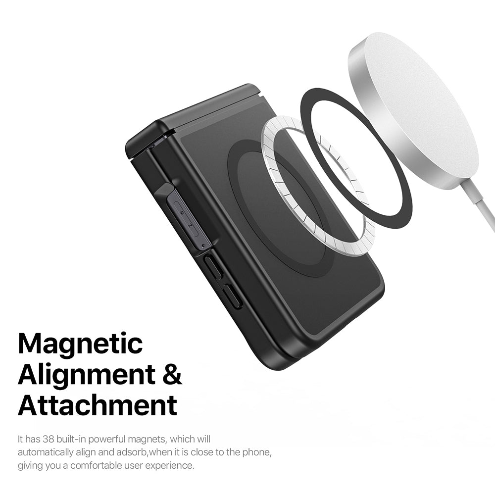 MagSafe pouzdro pro Samsung Galaxy Z Flip8 F776, DUX DUCIS, Yind, Světle fialová