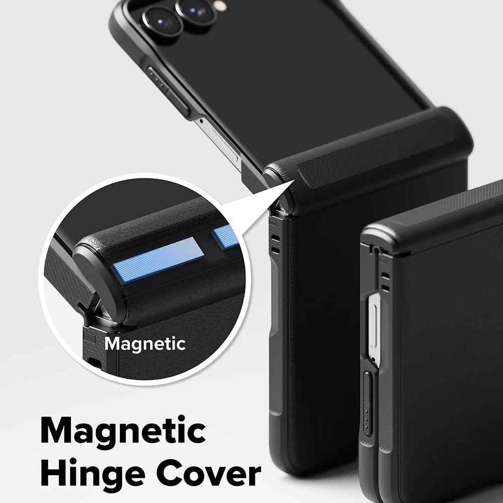 MagSafe pouzdro pro Samsung Galaxy Z Flip8 F776, Ringke, Onyx Flap, černé