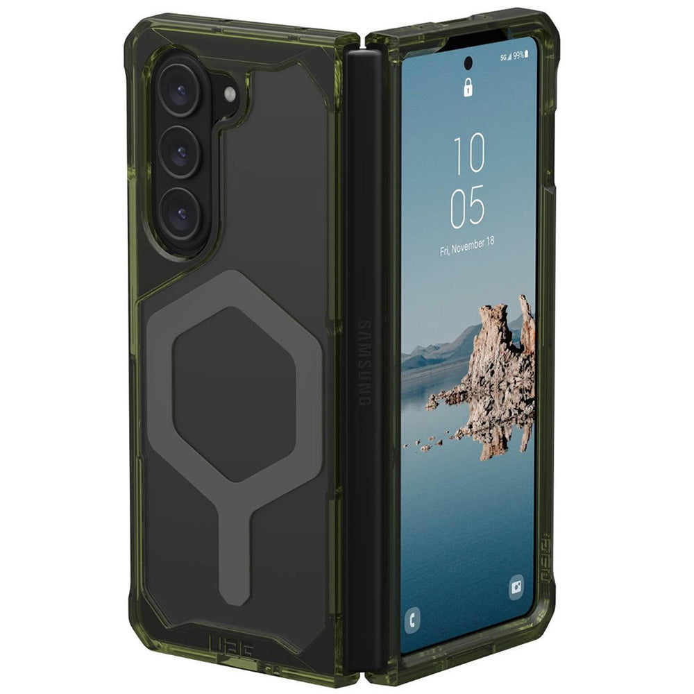 MagSafe pouzdro pro Samsung Galaxy Z Fold5 F946, Urban Armor Gear, Plyo Pro, Zelenošedá