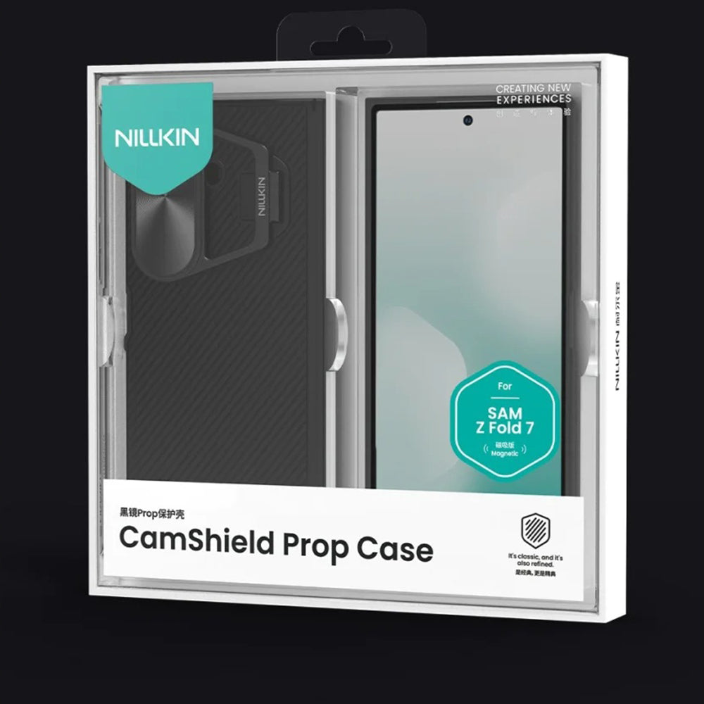 MagSafe pouzdro pro Samsung Galaxy Z Fold7 F966, Nillkin, CamShield Prop s kovovým krytem objektivu, černé