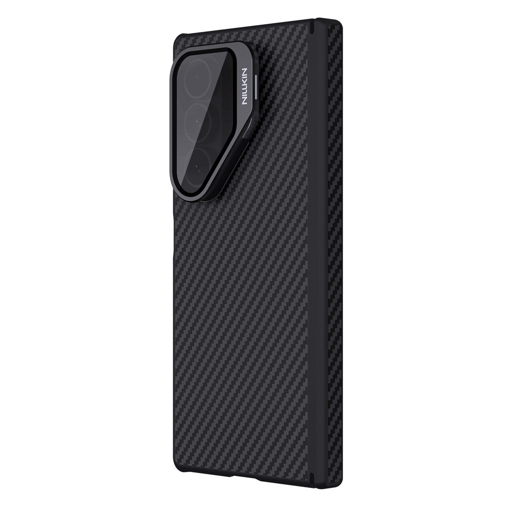 MagSafe pouzdro pro Samsung Galaxy Z Fold7 F966, Nillkin, CarboProp s průhledným černým krytem čočky, černé