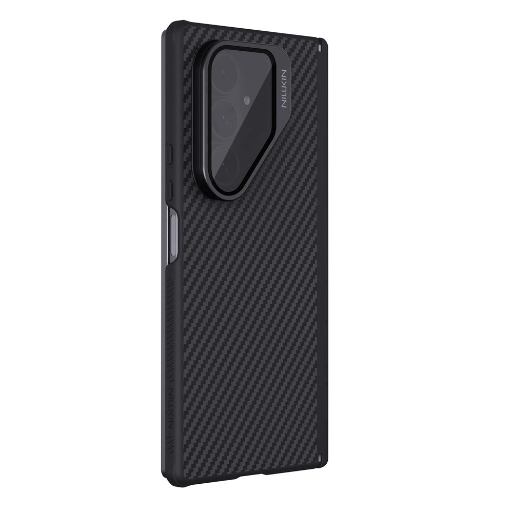 MagSafe pouzdro pro Samsung Galaxy Z Fold7 F966, Nillkin, CarboProp s průhledným černým krytem čočky, černé