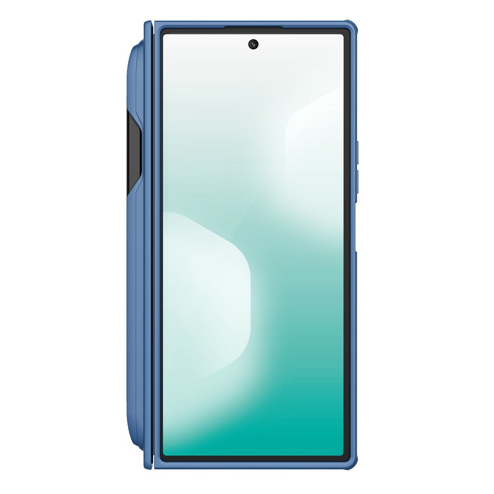 MagSafe pouzdro pro Samsung Galaxy Z Fold7 F966, Nillkin, Super Frosted Shield s držákem na pero, modrá