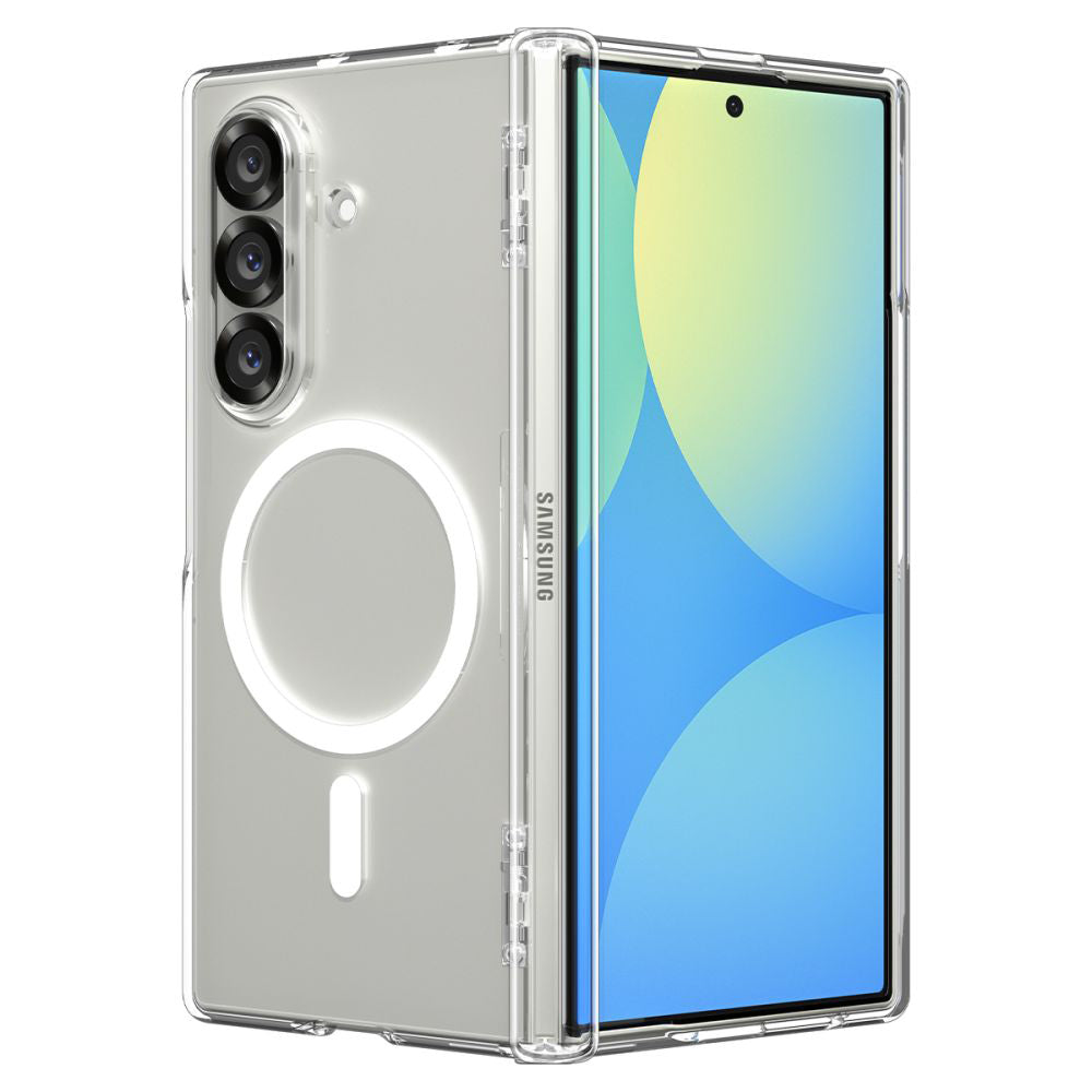 Pouzdro MagSafe pro Samsung Galaxy Z Fold7 F966, Spigen, Ultra Hybrid Pro, Transparentní ACS09546
