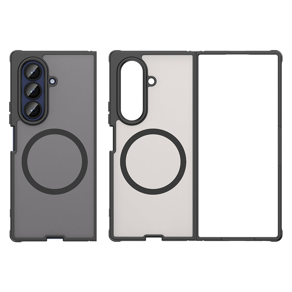 MagSafe pouzdro pro Samsung Galaxy Z Fold7 F966, Techsuit, HaloFrost II, černé
