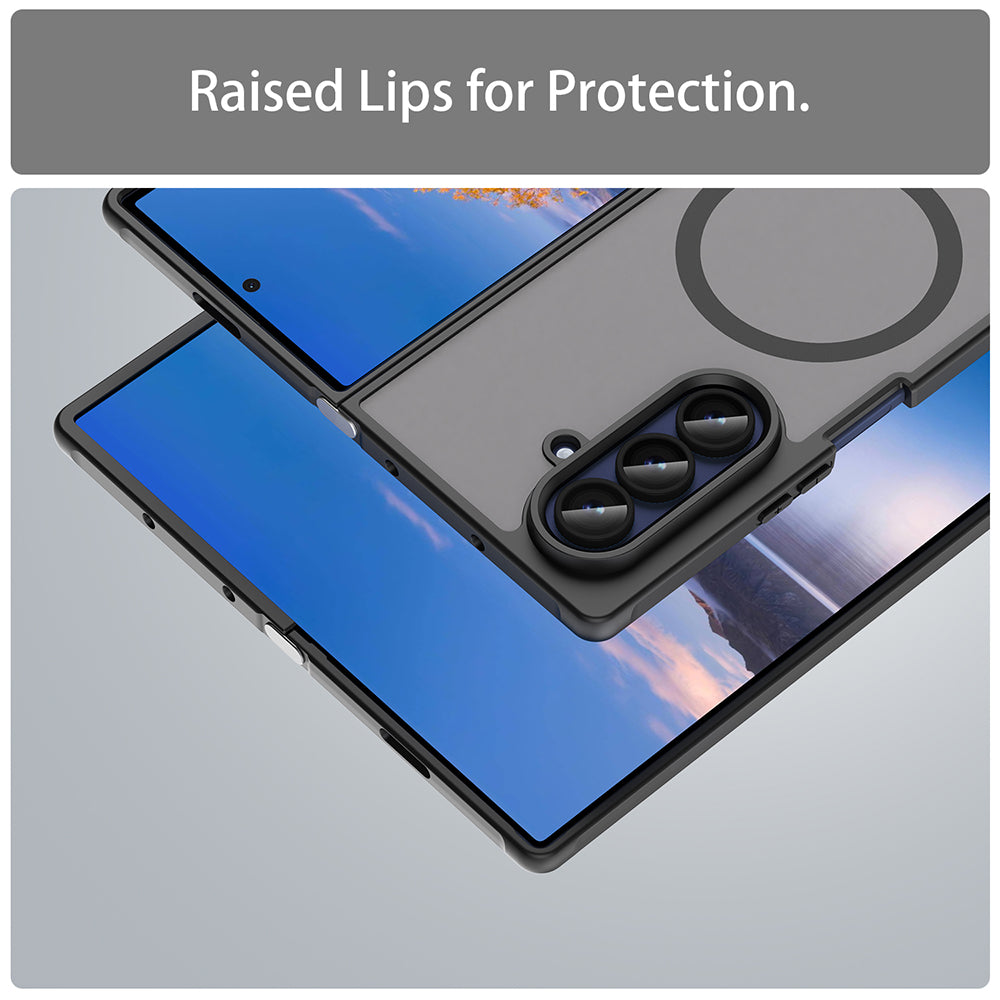 MagSafe pouzdro pro Samsung Galaxy Z Fold7 F966, Techsuit, HaloFrost II, černé