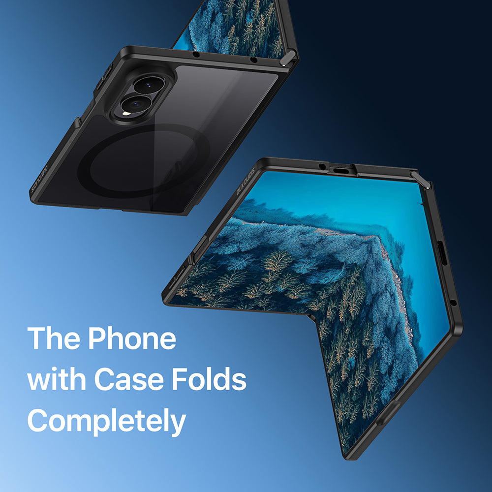 Pouzdro MagSafe pro Samsung Galaxy Z Fold8 F971, DUX DUCIS, Aimo, černé