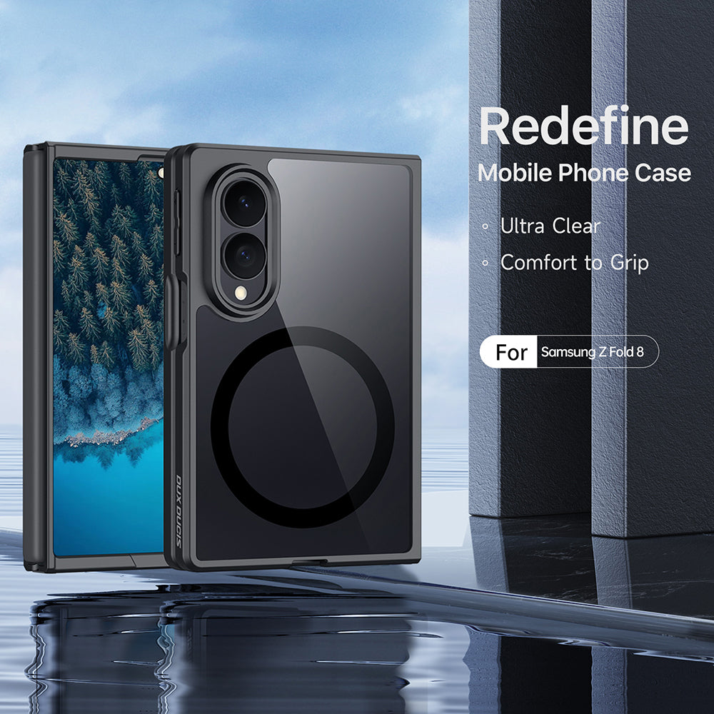 Pouzdro MagSafe pro Samsung Galaxy Z Fold8 F971, DUX DUCIS, Aimo, černé