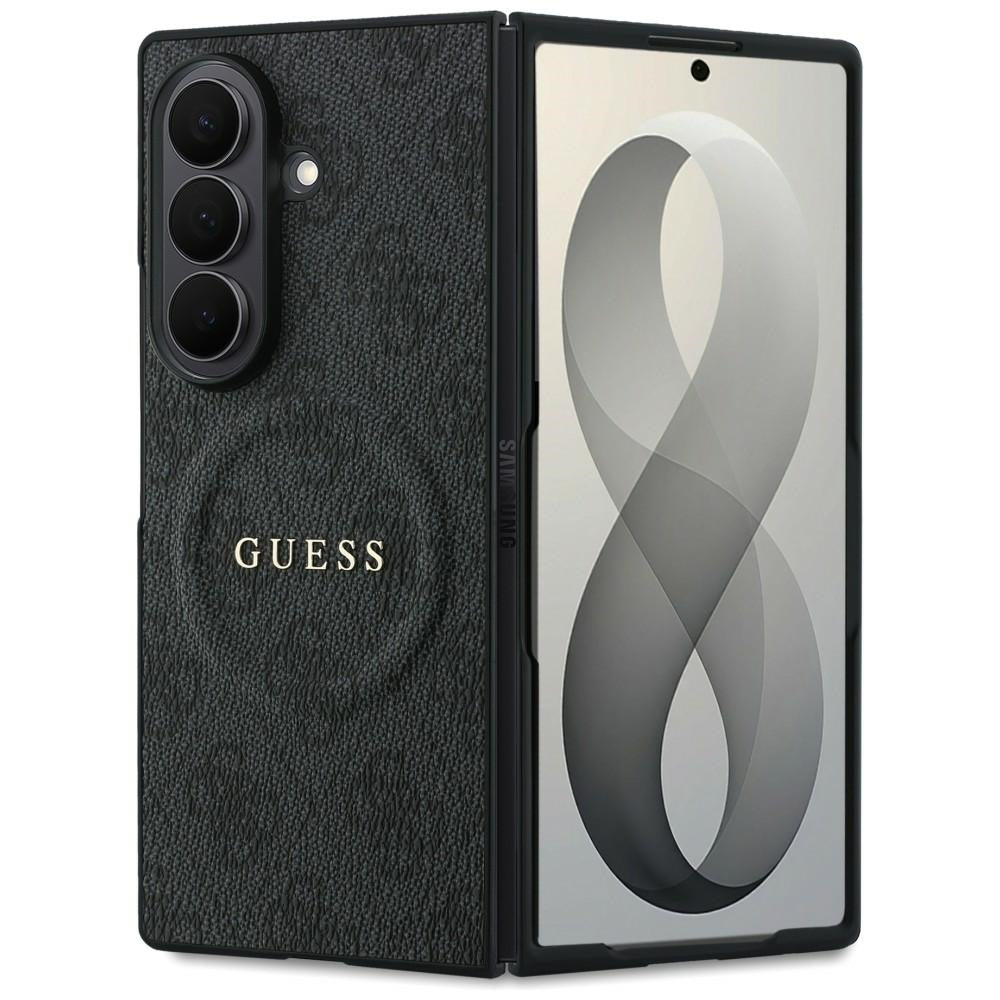 MagSafe pouzdro pro Samsung Galaxy Z Fold8 Ultra F976, Guess, 4G Leather Classic, černé