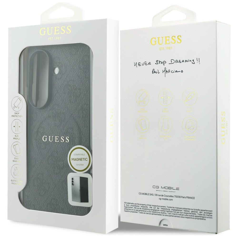MagSafe pouzdro pro Samsung Galaxy Z Fold8 Ultra F976, Guess, 4G Leather Classic, černé