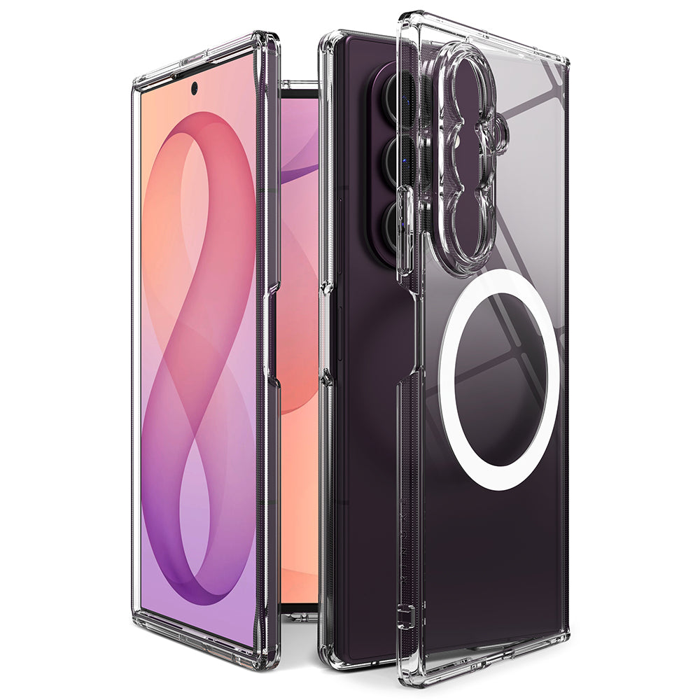 MagSafe pouzdro pro Samsung Galaxy Z Fold8 Ultra F976, Ringke, Fusion, Transparentní