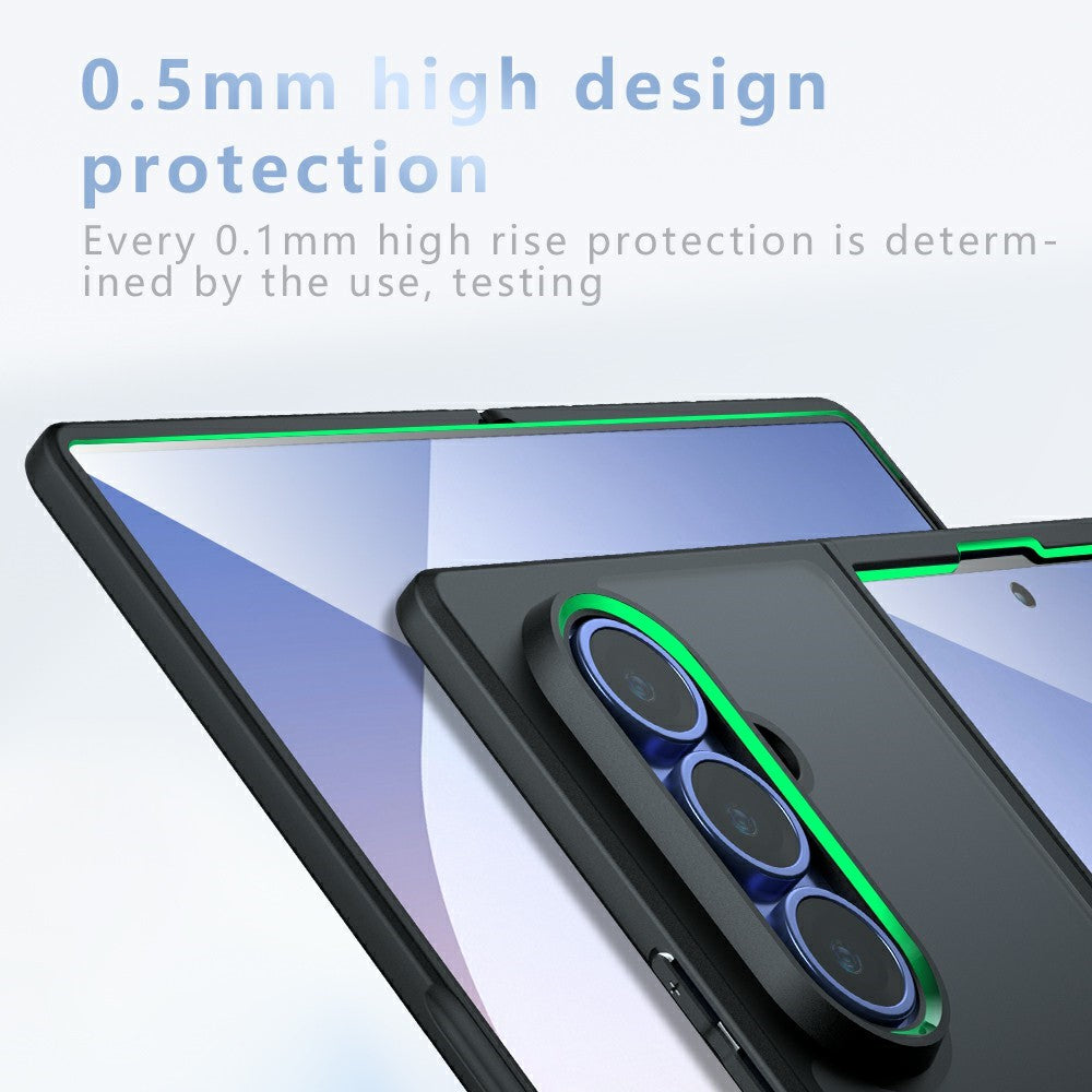 MagSafe pouzdro pro Samsung Galaxy Z Fold8 Ultra F976, Techsuit, PureFrost, Černá saténová