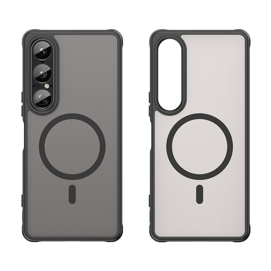 MagSafe pouzdro pro Sony Xperia 1 VII, Techsuit, HaloFrost II, černé