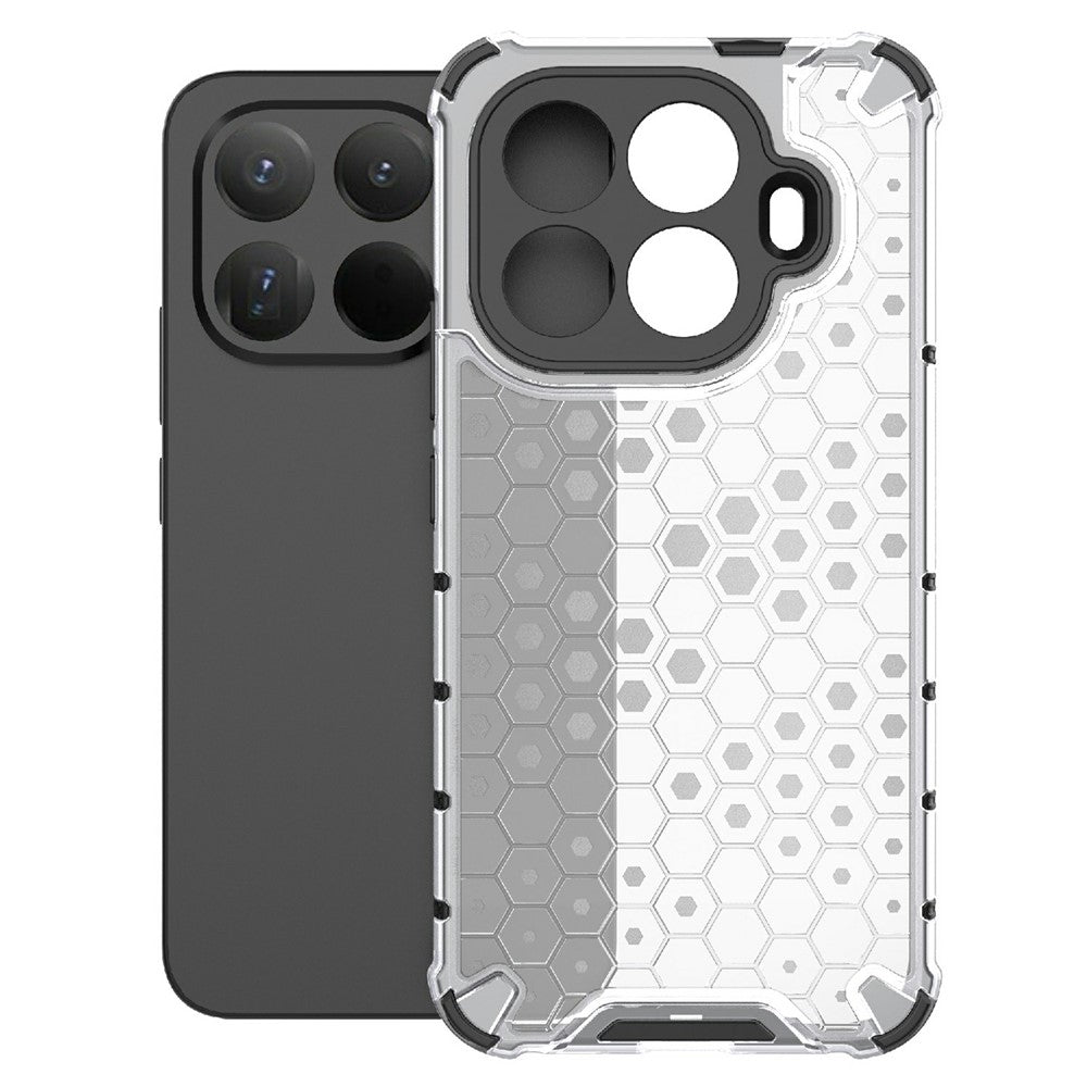 Pouzdro MagSafe pro Xiaomi 15T Pro, Techsuit, HoneyComb Shield, Bílá