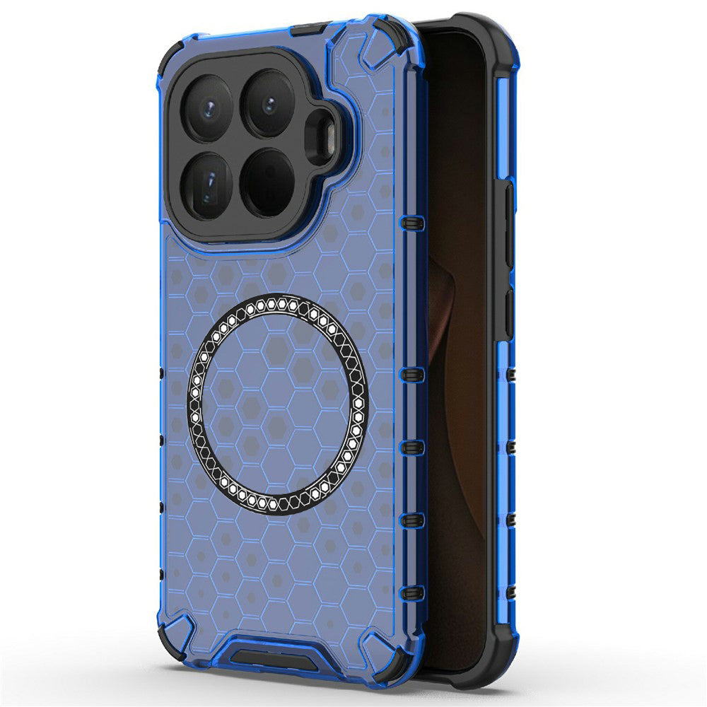 Pouzdro MagSafe pro Xiaomi 15T Pro, Techsuit, HoneyComb Shield, Modrá