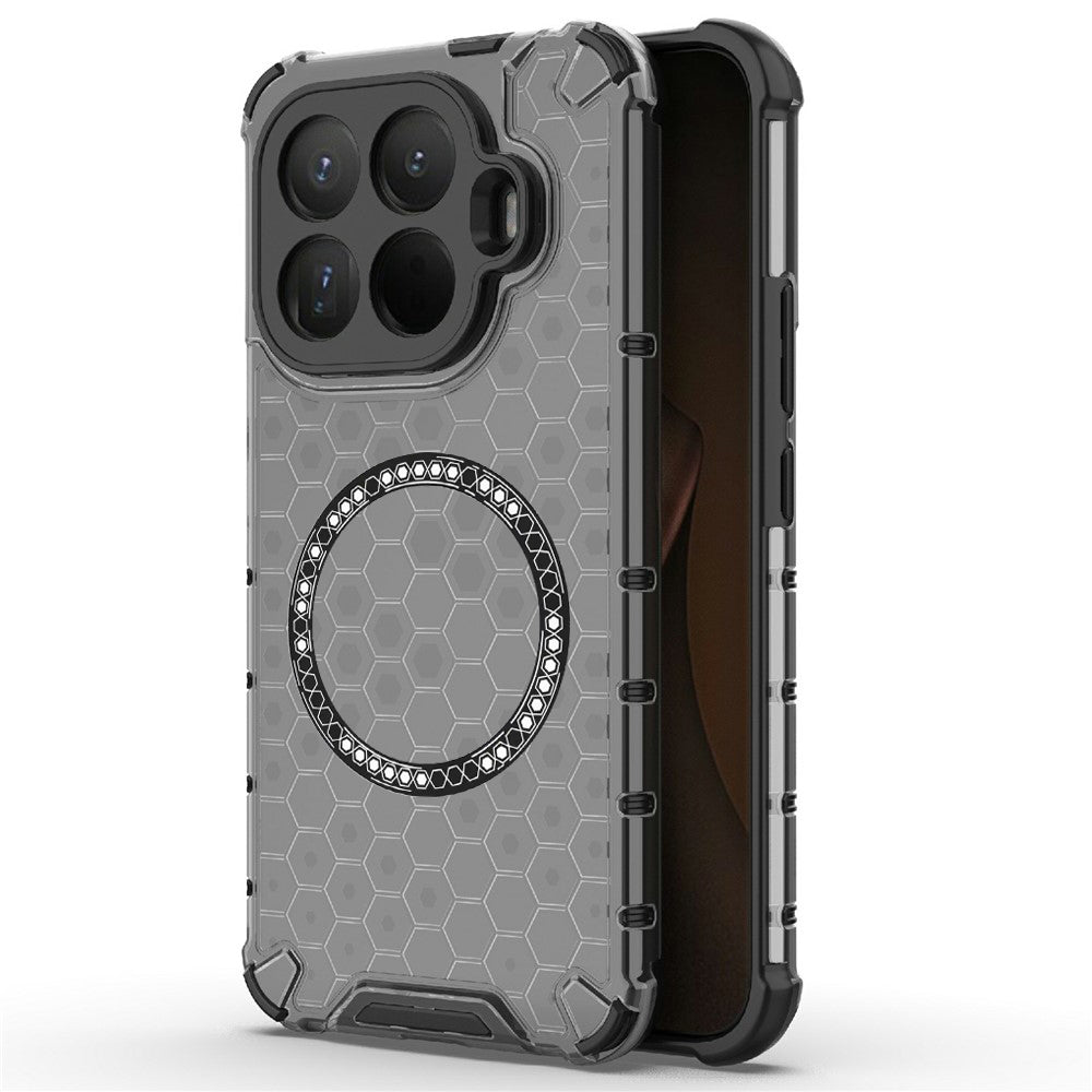 Pouzdro MagSafe pro Xiaomi 15T Pro, Techsuit, HoneyComb Shield, Černá