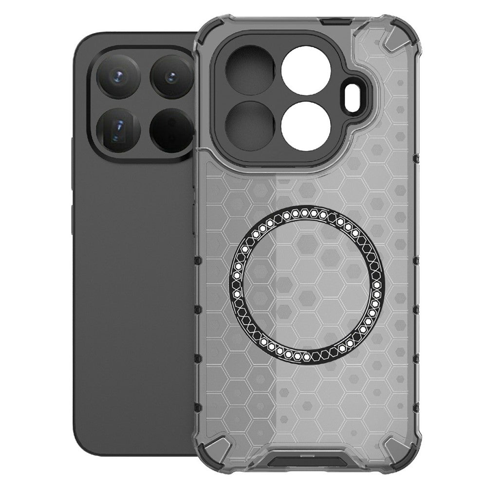 Pouzdro MagSafe pro Xiaomi 15T Pro, Techsuit, HoneyComb Shield, Černá