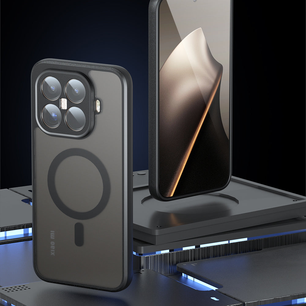 Pouzdro MagSafe pro Xiaomi 15T Pro, Techsuit, PureFrost, Saténově černé
