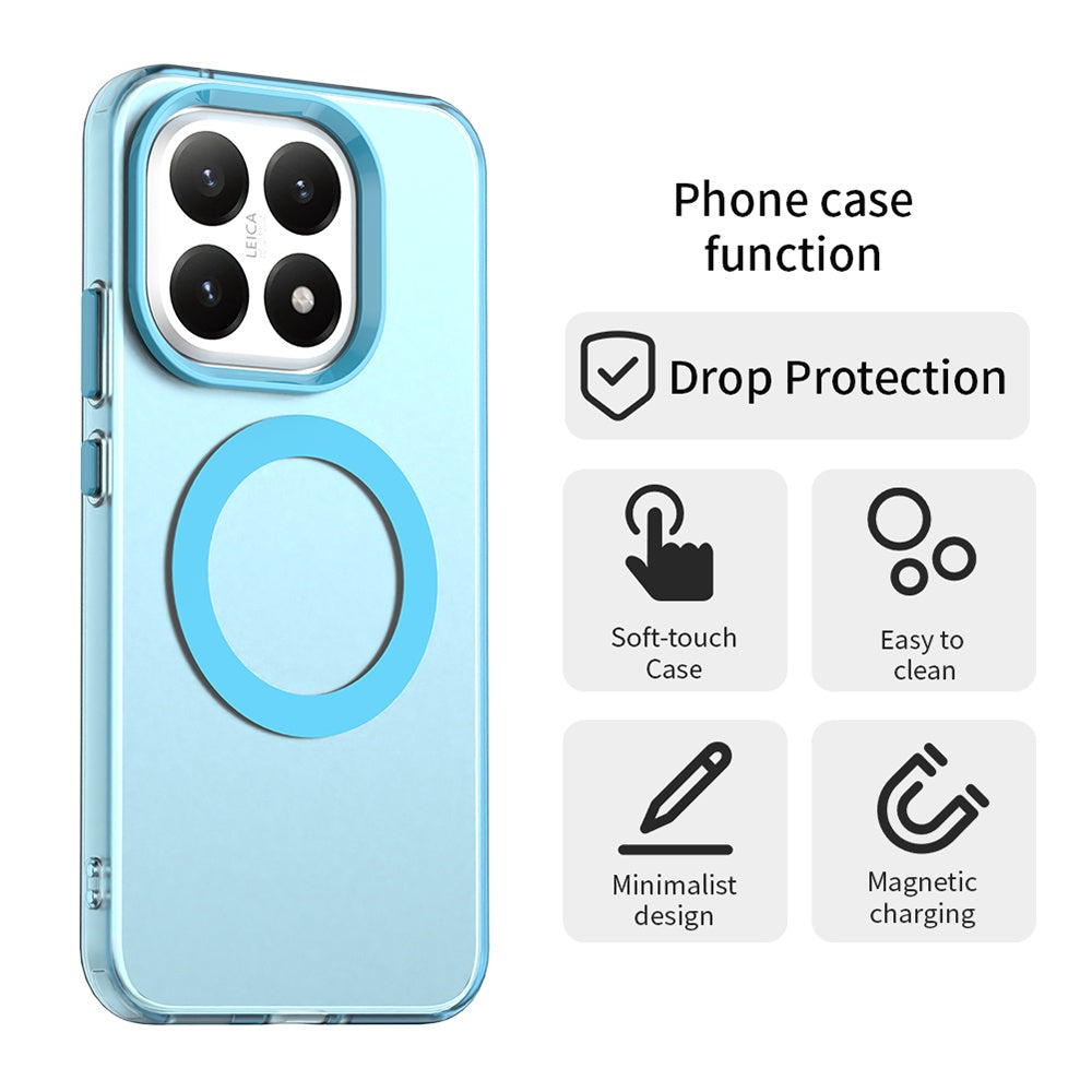 Pouzdro MagSafe pro Xiaomi 15T, Techsuit, CandyCase, Modrá
