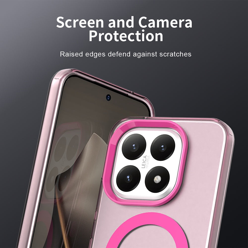 Pouzdro MagSafe pro Xiaomi 15T, Techsuit, CandyCase, Růžová