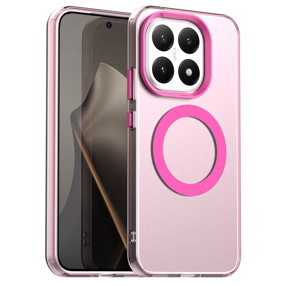 Pouzdro MagSafe pro Xiaomi 15T, Techsuit, CandyCase, Růžová